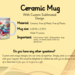Garden-style coffee mug with dragonfly. Unique dragonfly gift ceramic cup. Ceramic mug with custom sublimated design. Holds 11 ounces.